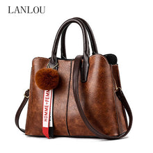 Load image into Gallery viewer, LANLOU Fashion Shoulder Bag For women 2019 High Quality  Leather