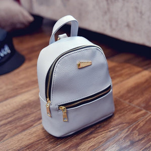 Hot Fashion Women Girls Mini Backpack Leather Shoulder